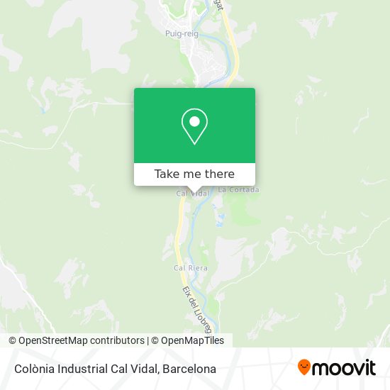 Colònia Industrial Cal Vidal map