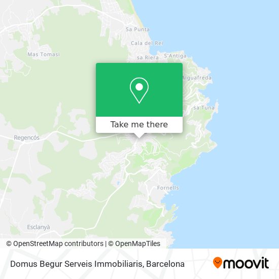 Domus Begur Serveis Immobiliaris map