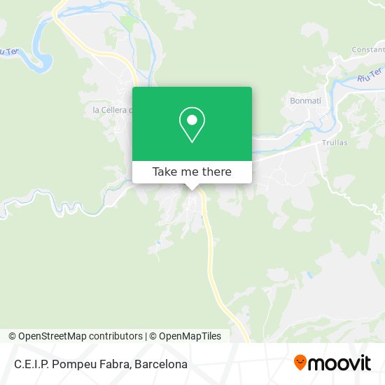 C.E.I.P. Pompeu Fabra map