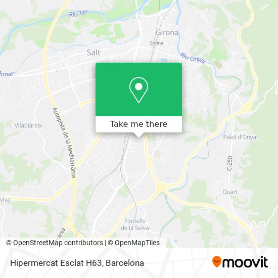 Hipermercat Esclat H63 map