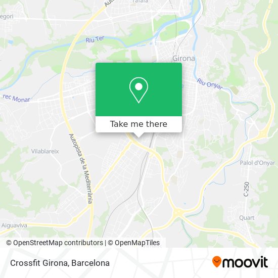 mapa Crossfit Girona