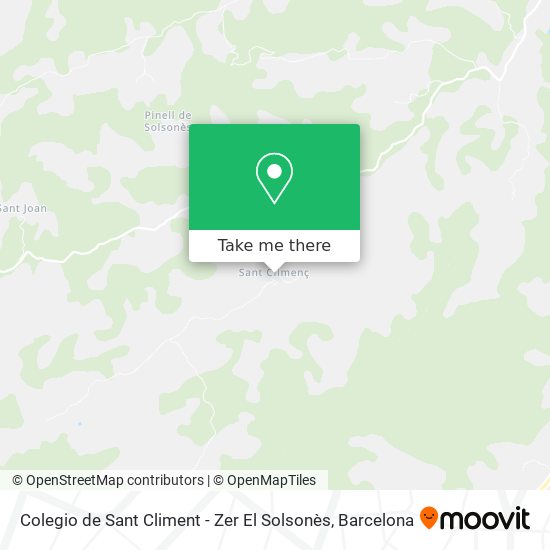 Colegio de Sant Climent - Zer El Solsonès map