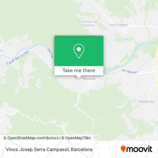 Vinos Josep Serra Campasol map