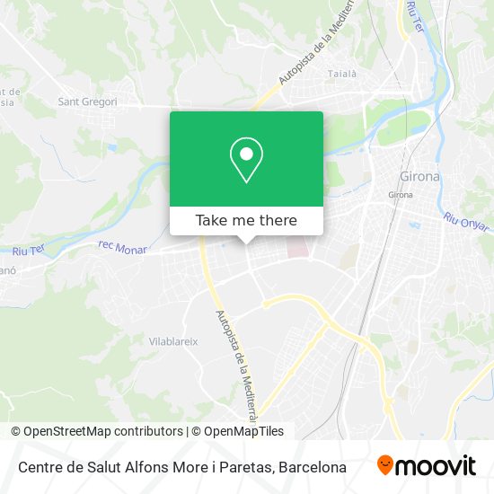 Centre de Salut Alfons More i Paretas map