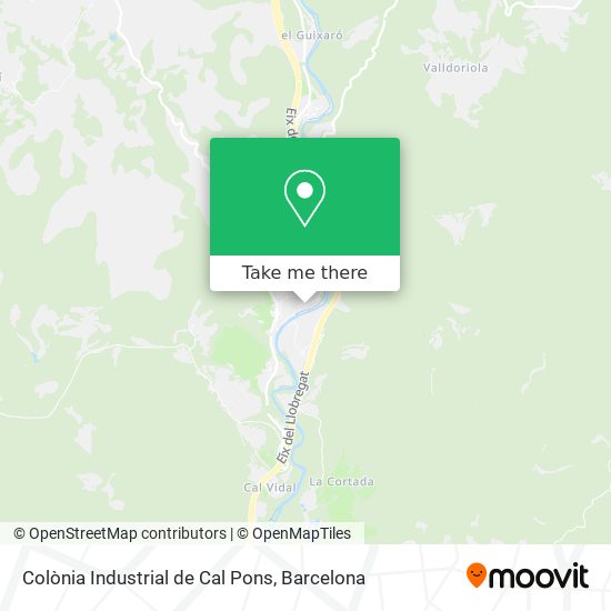 Colònia Industrial de Cal Pons map