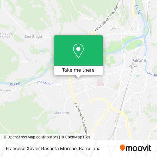 Francesc Xavier Basanta Moreno map