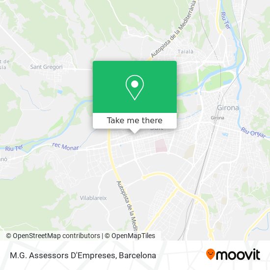 M.G. Assessors D'Empreses map