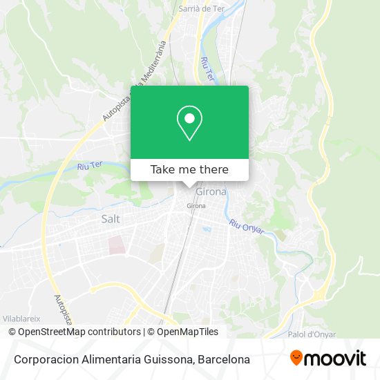 Corporacion Alimentaria Guissona map