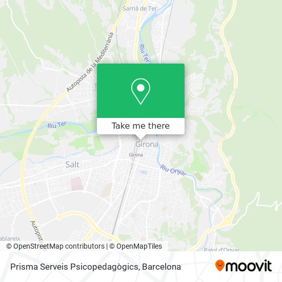 Prisma Serveis Psicopedagògics map
