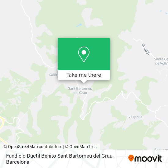 Fundicio Ductil Benito Sant Bartomeu del Grau map