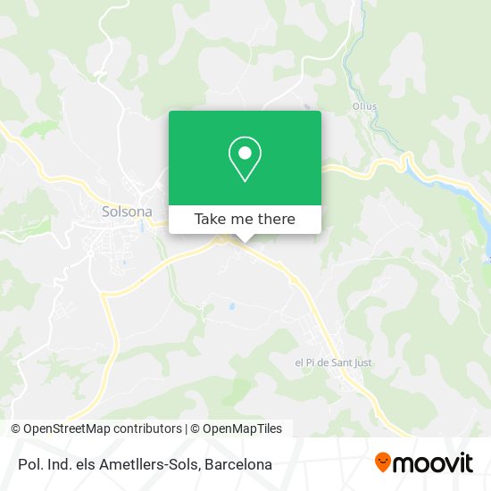 Pol. Ind. els Ametllers-Sols map