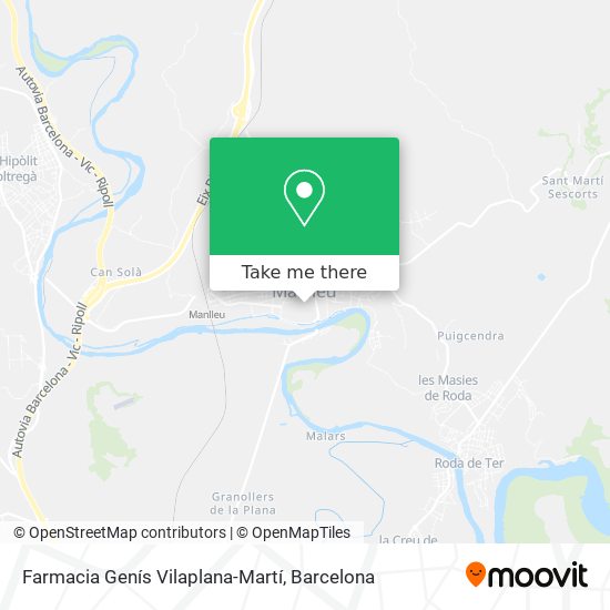Farmacia Genís Vilaplana-Martí map