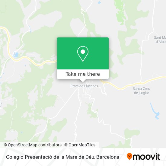 Colegio Presentació de la Mare de Déu map