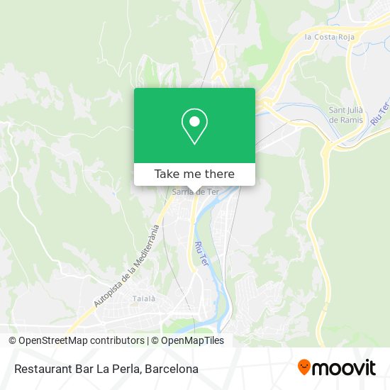 Restaurant Bar La Perla map