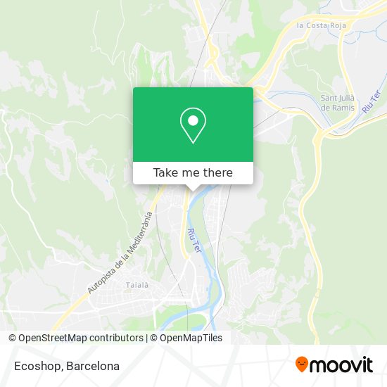 Ecoshop map