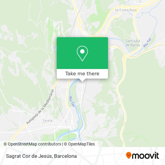 Sagrat Cor de Jesús map