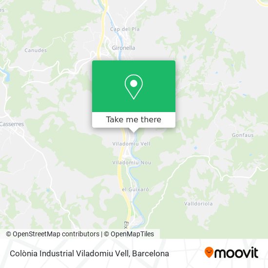 Colònia Industrial Viladomiu Vell map