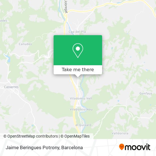 Jaime Beringues Potrony map