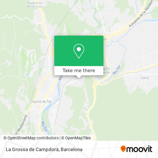 La Grossa de Campdorà map