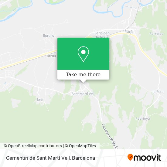 Cementiri de Sant Martí Vell map