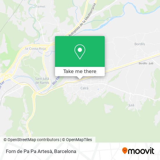 Forn de Pa Pa Artesà map