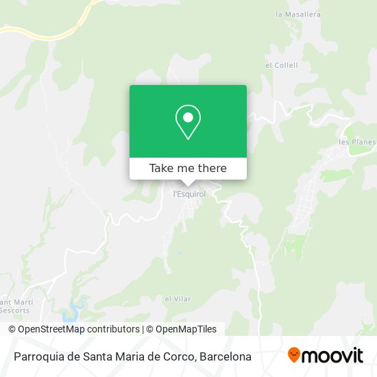 Parroquia de Santa Maria de Corco map