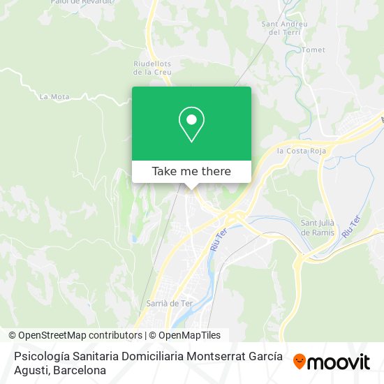 Psicología Sanitaria Domiciliaria Montserrat García Agusti map