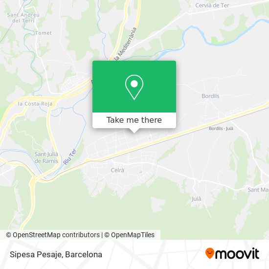 Sipesa Pesaje map