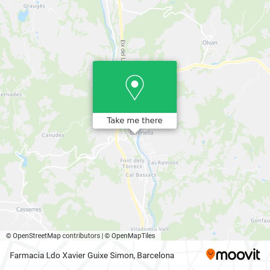 Farmacia Ldo Xavier Guixe Simon map