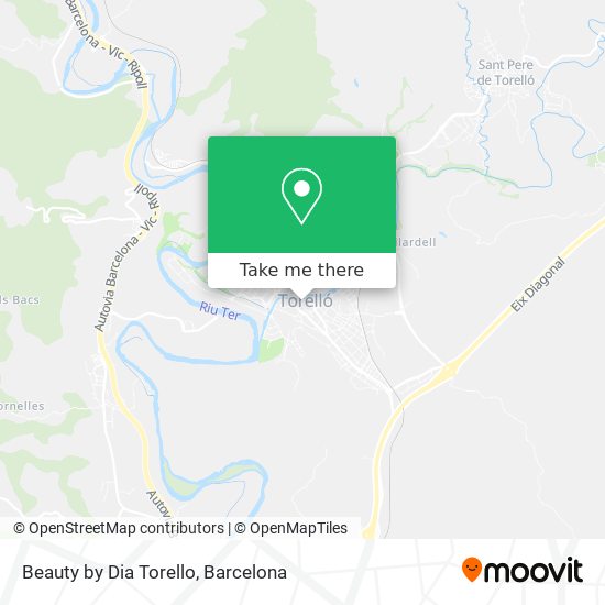Beauty by Dia Torello map
