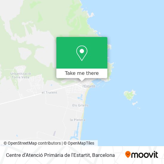 Centre d'Atenció Primària de l'Estartit map