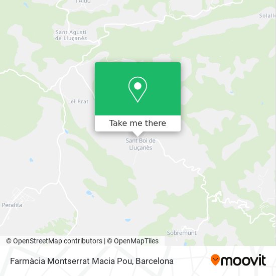 Farmàcia Montserrat Macia Pou map