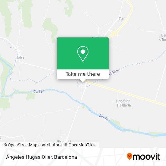 Ángeles Hugas Oller map