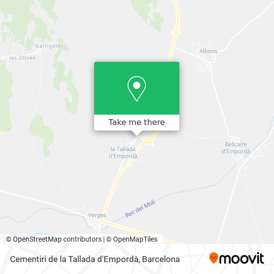 Cementiri de la Tallada d'Empordà map