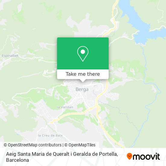 Aeig Santa Maria de Queralt i Geralda de Portella map