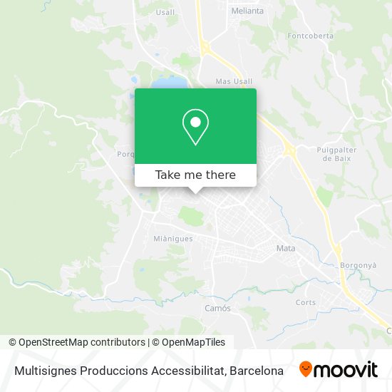 Multisignes Produccions Accessibilitat map