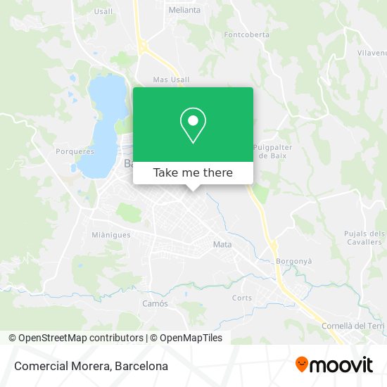 Comercial Morera map