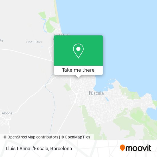 Lluis I Anna L'Escala map