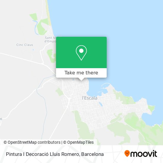 Pintura I Decoració Lluis Romero map