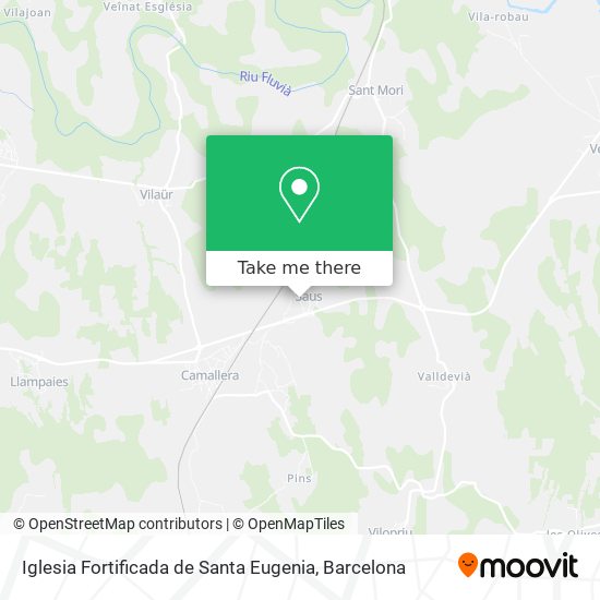 Iglesia Fortificada de Santa Eugenia map