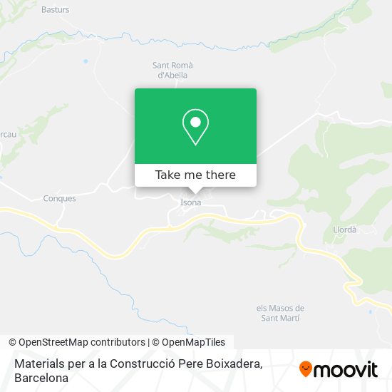 Materials per a la Construcció Pere Boixadera map
