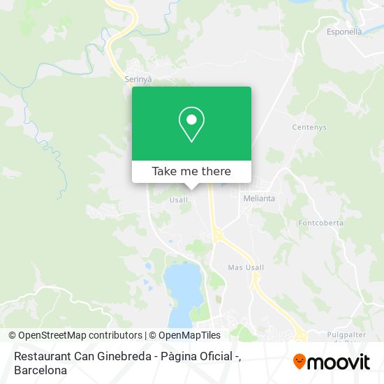 Restaurant Can Ginebreda - Pàgina Oficial - map