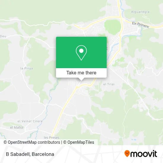 B Sabadell map