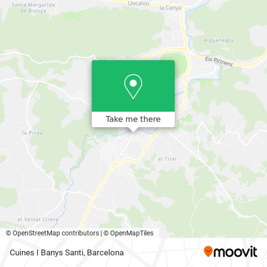 Cuines I Banys Santi map