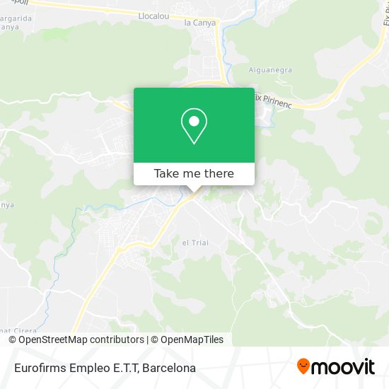 Eurofirms Empleo E.T.T map