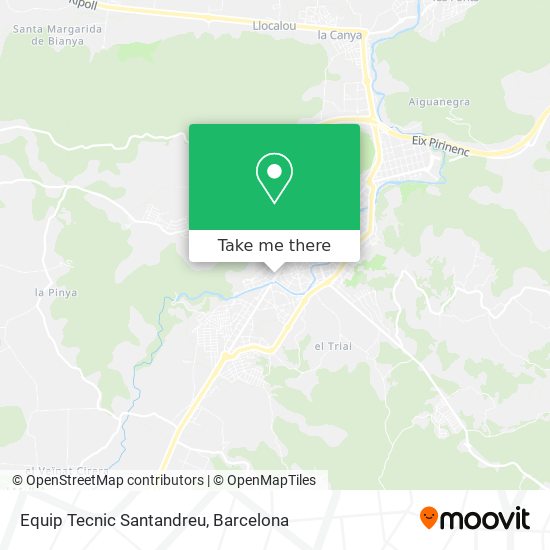 Equip Tecnic Santandreu map