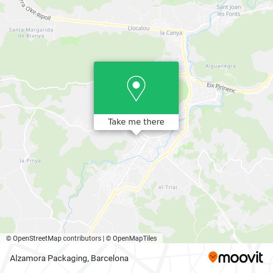 Alzamora Packaging map