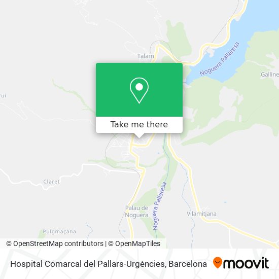 Hospital Comarcal del Pallars-Urgències map
