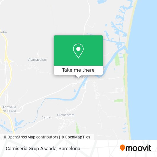 Carniseria Grup Asaada map