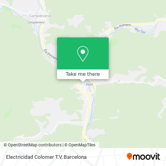 Electricidad Colomer T.V map
